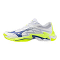 Sapatilhas de Voleibol Mizuno Wave Lightning Elite – Branco e Amarelo-lima