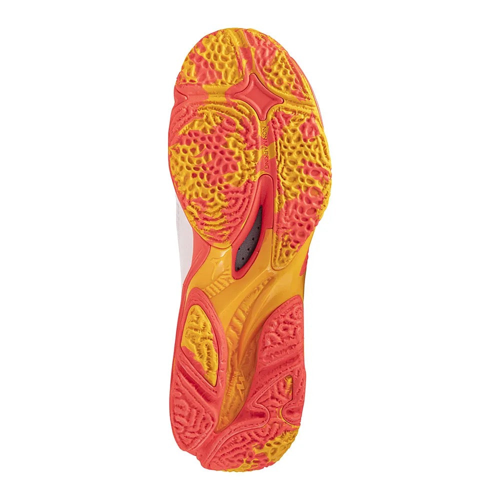 Sapatilhas de Voleibol Mizuno Wave Lightning Z8 – Branco e Vermelho