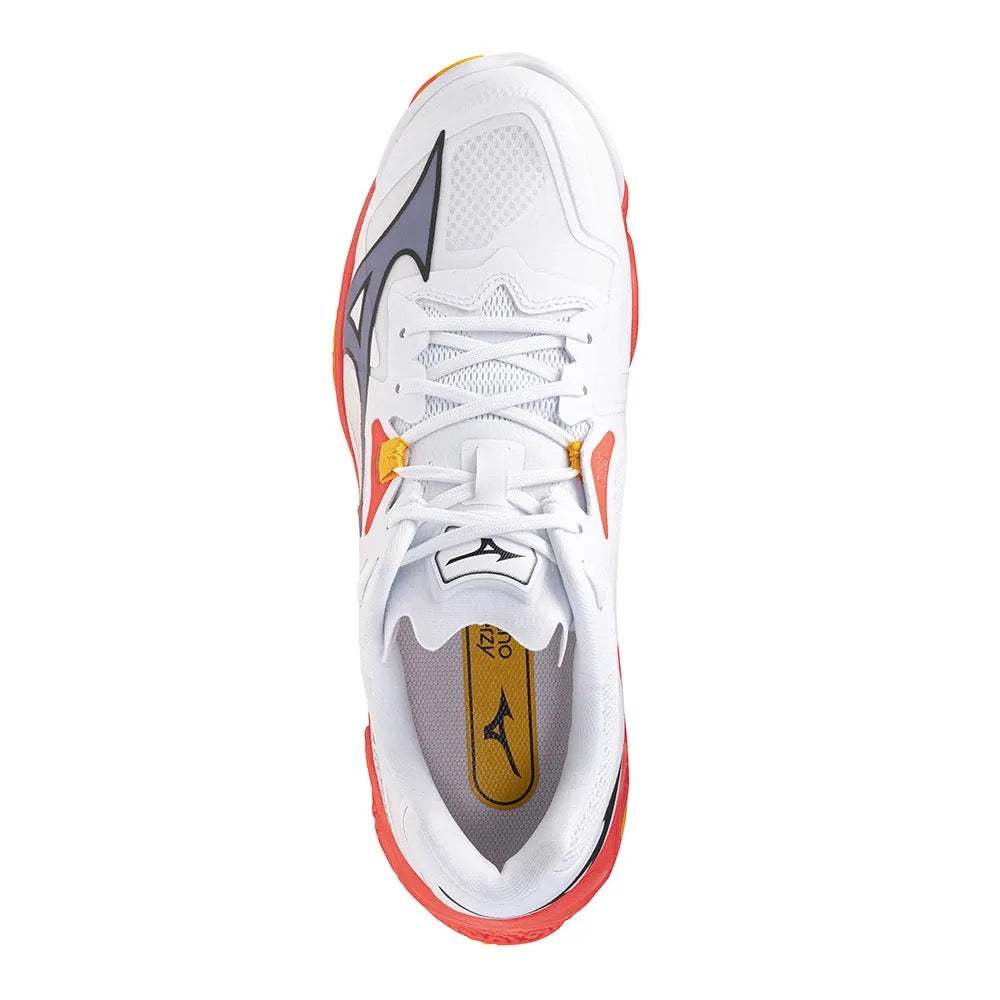 Sapatilhas de Voleibol Mizuno Wave Lightning Z8 – Branco e Vermelho