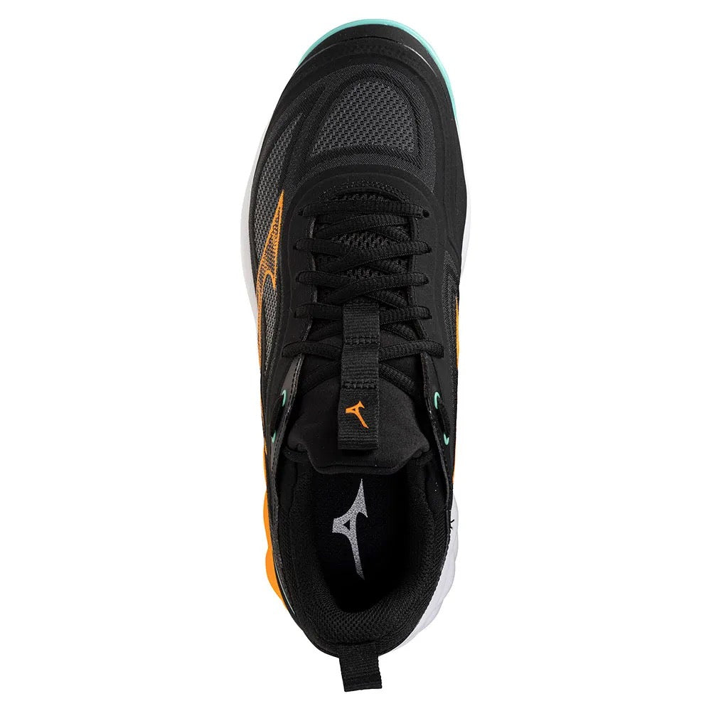 Sapatilhas de Voleibol Mizuno Wave Luminous 3 – Preto e Laranja
