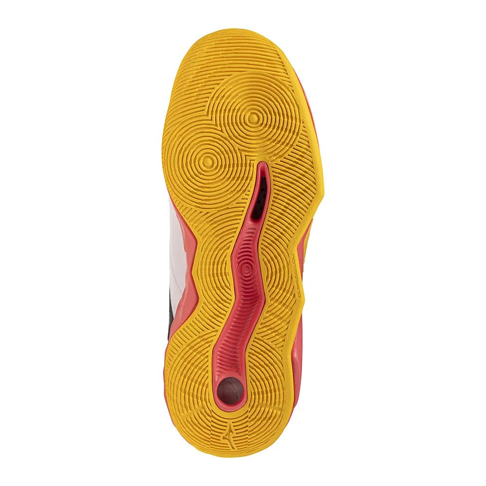 Sapatilhas de Voleibol Mizuno Wave Momentum Pro – Branco e Laranja