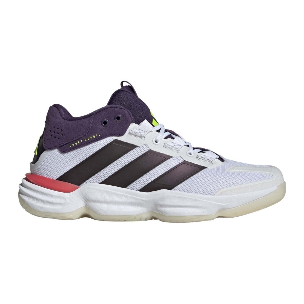 Adidas COURTSTABIL – Branco e Roxo