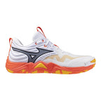 Sapatilhas de Voleibol Mizuno Wave Momentum Elite – Branco e Laranja