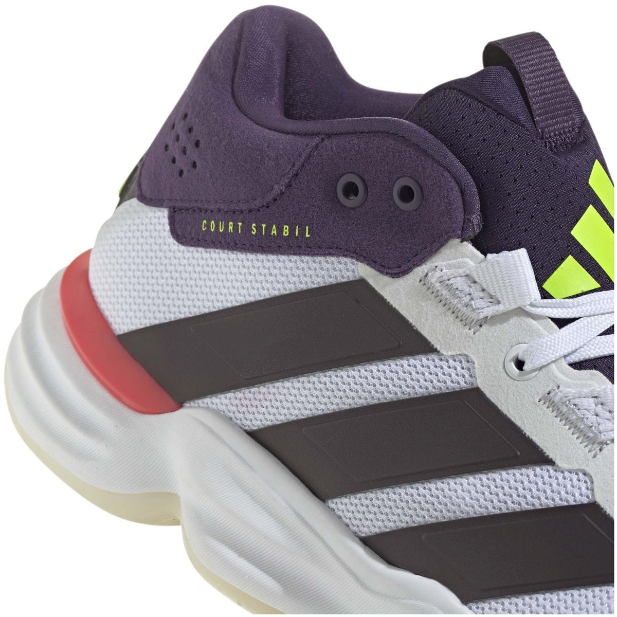Adidas COURTSTABIL – Branco e Roxo