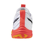 Sapatilhas de Voleibol Mizuno Wave Momentum Elite – Branco e Laranja