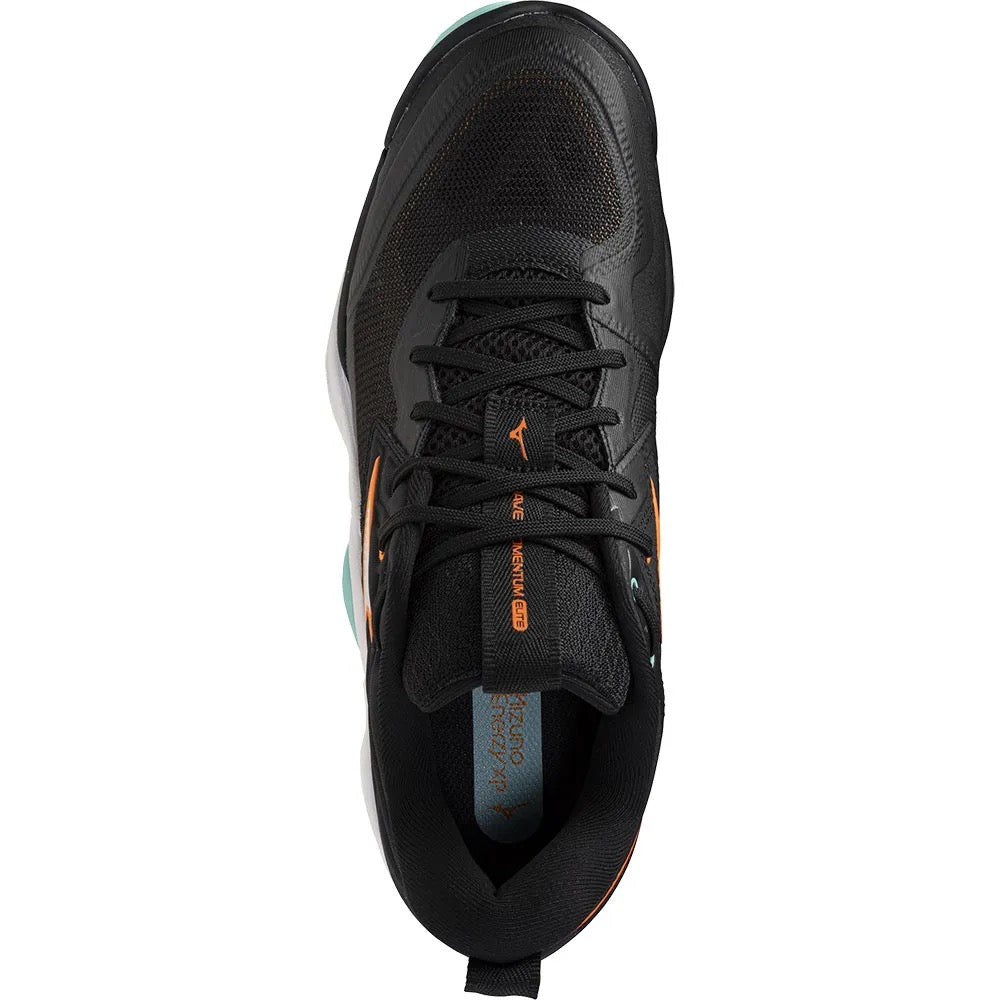 Sapatilhas de Voleibol Mizuno Wave Momentum Elite – Preto e Laranja