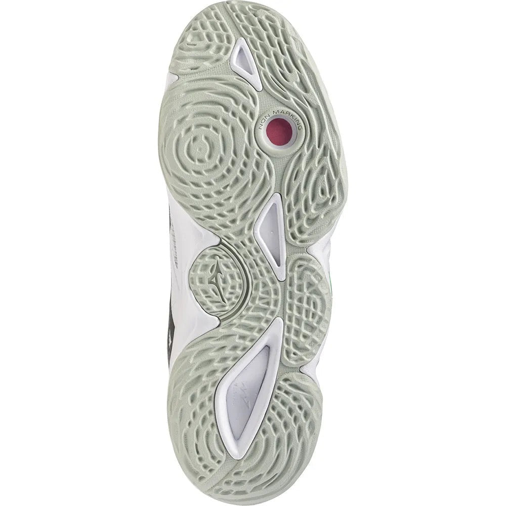 Sapatilhas de Voleibol Mizuno Wave Momentum Elite – Branco e Verde