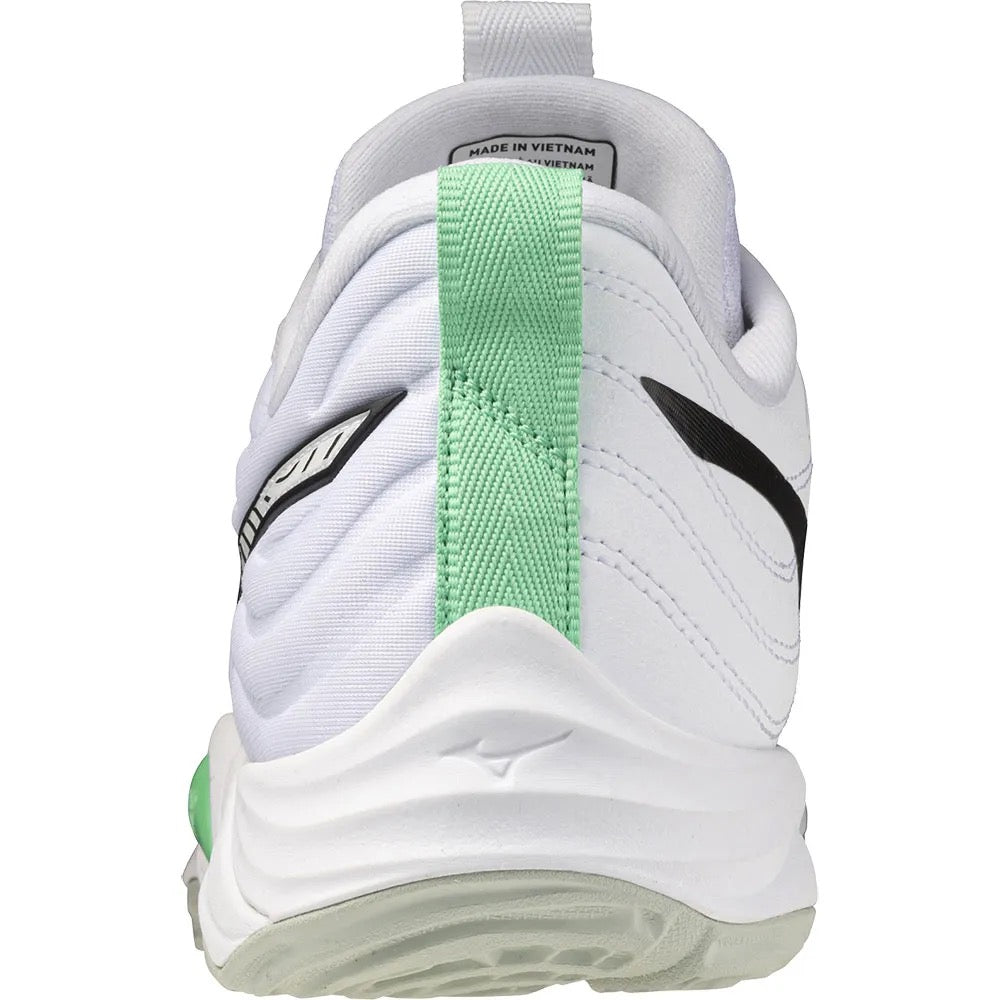 Sapatilhas de Voleibol Mizuno Wave Momentum Elite – Branco e Verde