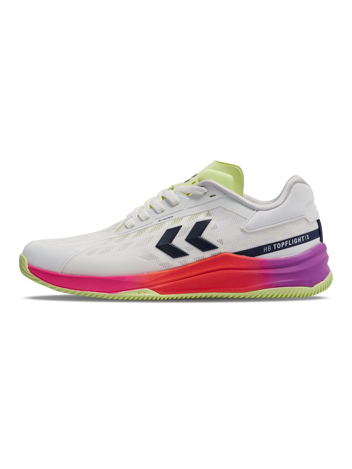 Hummel Topflight Pro – Branco, Rosa e Roxo