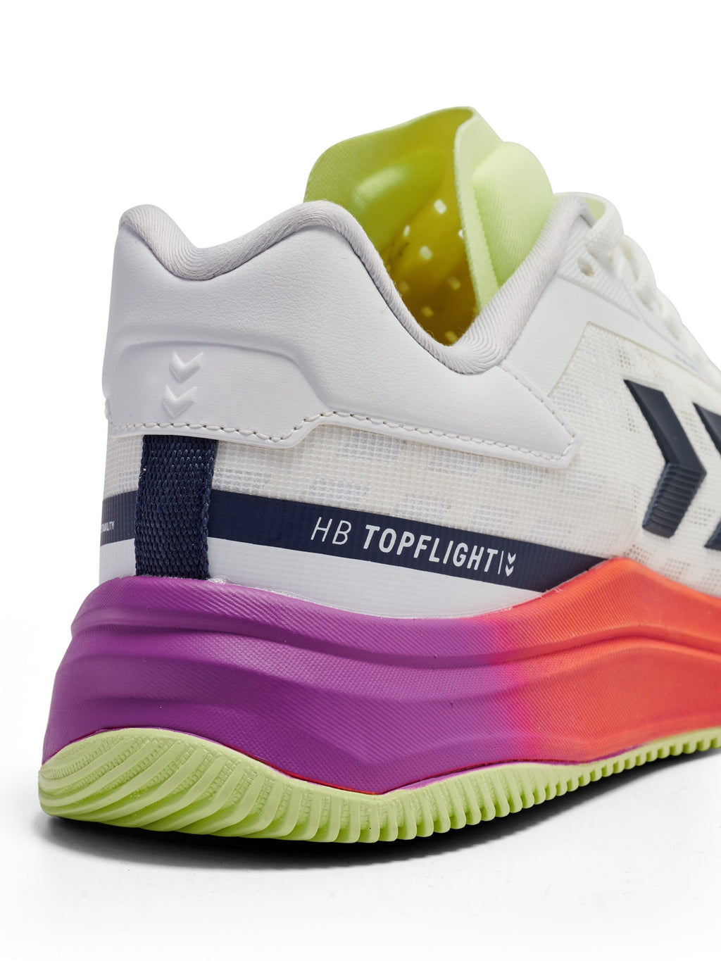 Hummel Topflight Pro – Branco, Rosa e Roxo