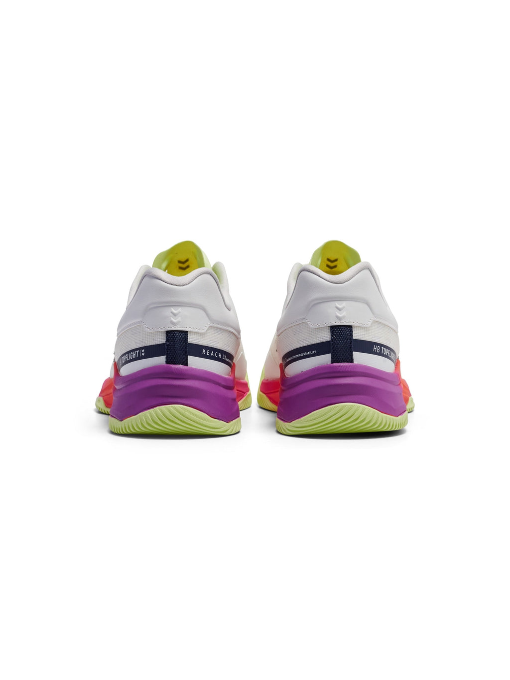 Hummel Topflight Pro – Branco, Rosa e Roxo