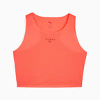 Top Curto sem Mangas Puma x HYROX para Mulher – Coral