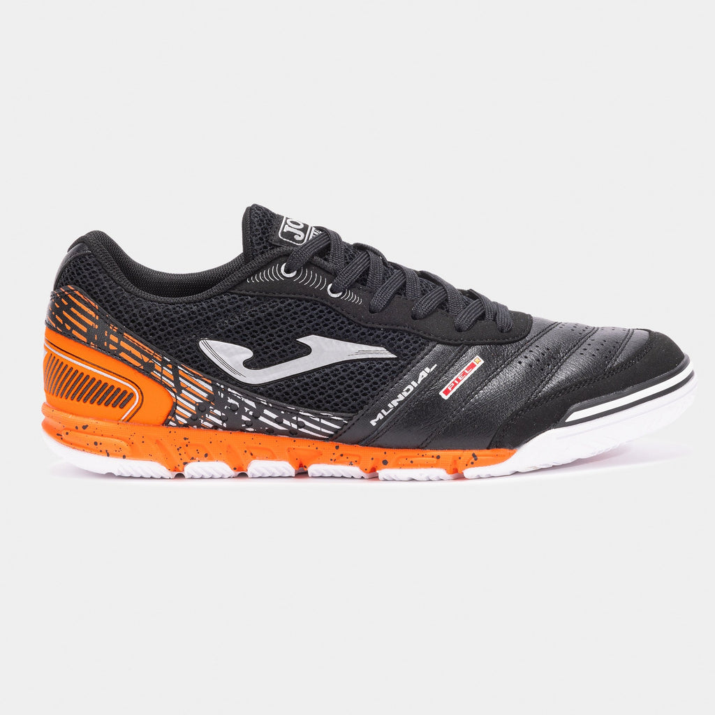 Sapatilhas de Futsal Joma Mundial – Preto e Laranja