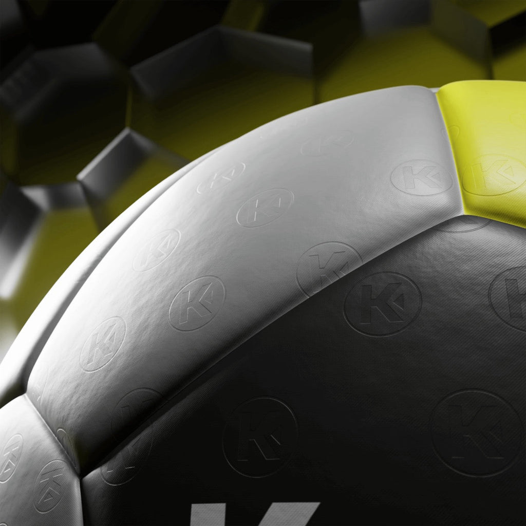 Bola de Andebol Kempa Spectrum Synergy Pro – Cinzento e Amarelo-lima