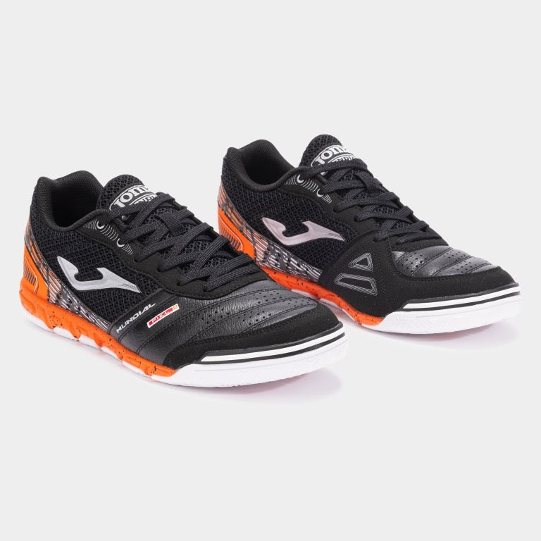 Sapatilhas de Futsal Joma Mundial – Preto e Laranja