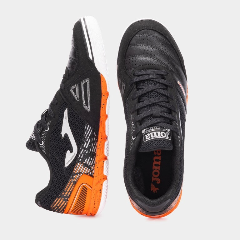 Sapatilhas de Futsal Joma Mundial – Preto e Laranja