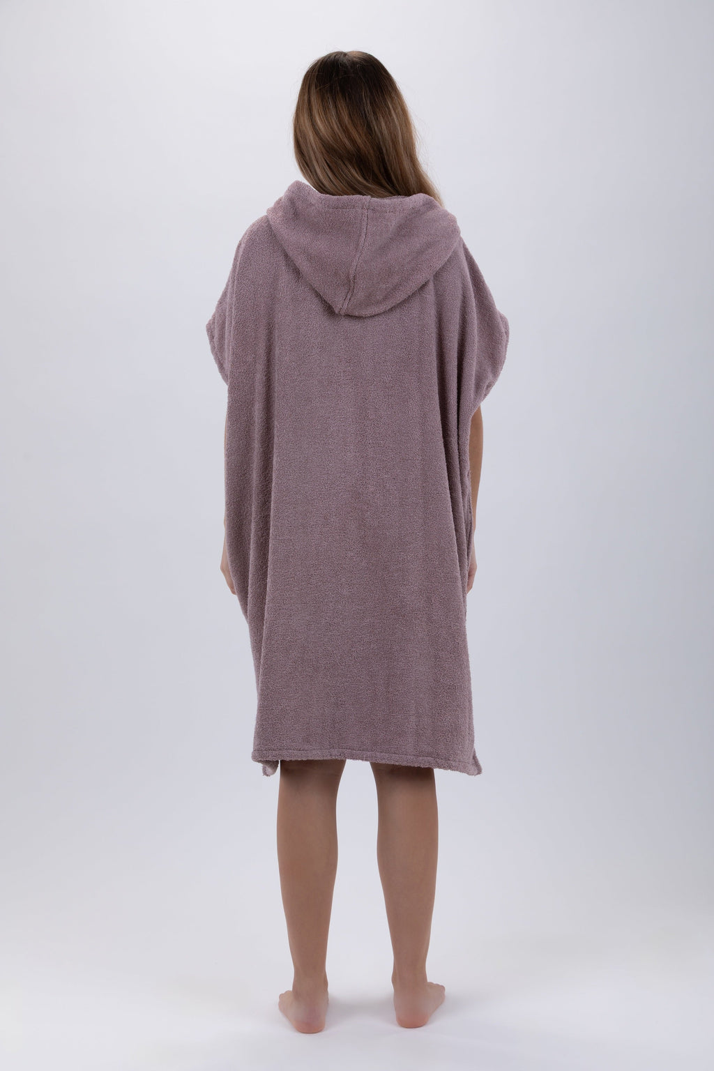 Poncho de Surf Pacifique Sud em Algodão sem Mangas com Fecho – Castanho-claro, Tamanho Único