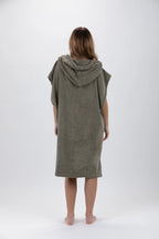 Poncho de Surf Pacifique Sud em Algodão sem Mangas – Verde, Tamanho M