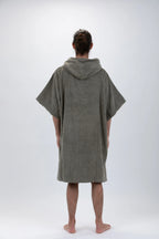 Poncho de Surf Pacifique Sud em Algodão com Mangas – Verde, Tamanho Único