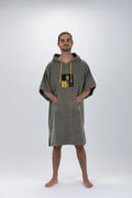 Poncho de Surf Pacifique Sud em Algodão com Mangas – Verde, Tamanho Único