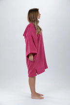Poncho de Surf Pacifique Sud em Algodão com Mangas – Rosa, Tamanho Único