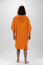 Poncho de Surf Pacifique Sud em Tencel com Mangas – Laranja, Tamanho Único