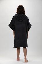 Poncho de Surf Pacifique Sud em Algodão com Mangas – Cinzento-escuro, Tamanho Único