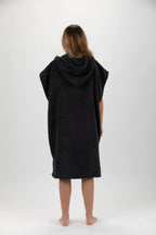Poncho de Surf Pacifique Sud em Algodão sem Mangas – Cinzento-escuro, Tamanho M (400 g/m²)