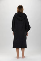 Poncho de Surf Pacifique Sud em Algodão com Mangas – Cinzento-escuro, Tamanho Único