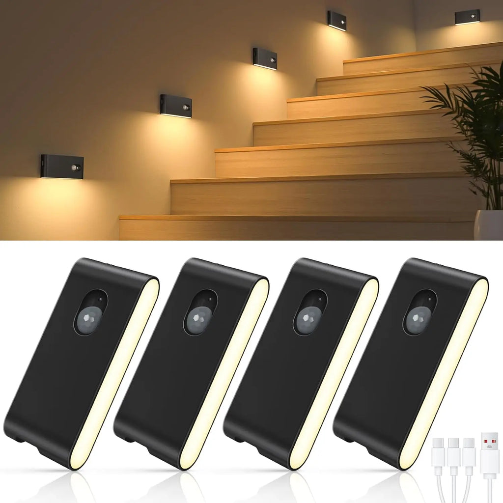Luzes LED para escadas com sensor de movimento
