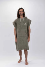 Poncho de Surf Pacifique Sud em Algodão sem Mangas – Verde, Tamanho L
