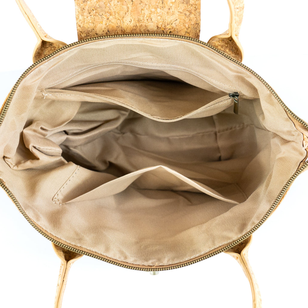 Mala de Mão de Cortiça com Padrão de Azulejo MB Cork BAGD-611