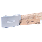 Cinto de Cortiça com Fivela Automática MB Cork L-1167 para Homem – Natural