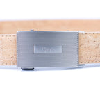Cinto de Cortiça com Fivela Automática MB Cork L-1167 para Homem – Natural