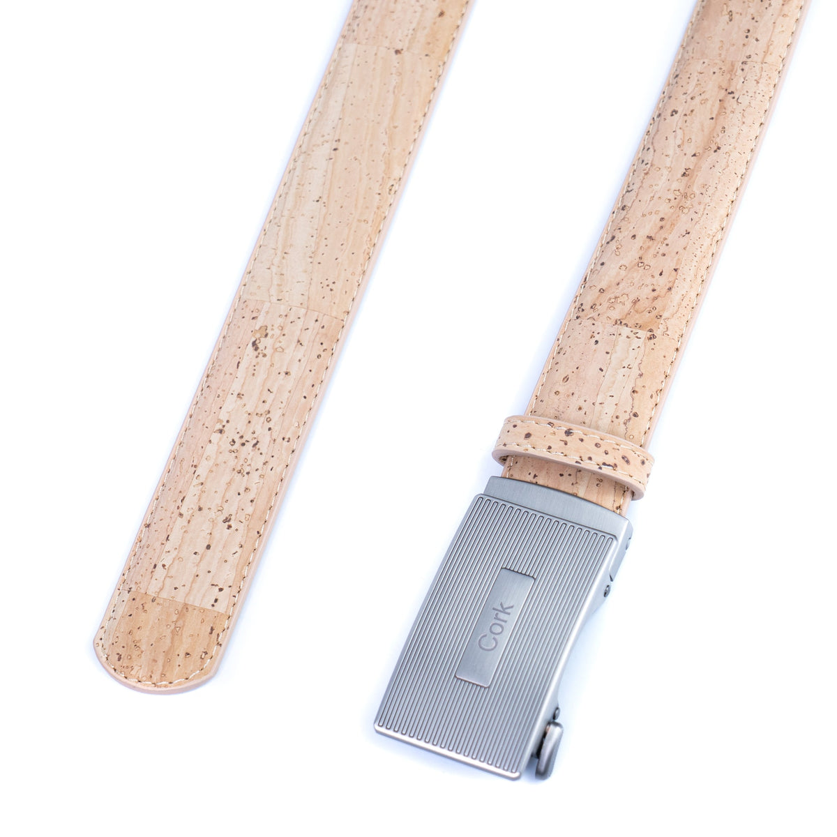 Cinto de Cortiça com Fivela Automática MB Cork L-1167 para Homem – Natural