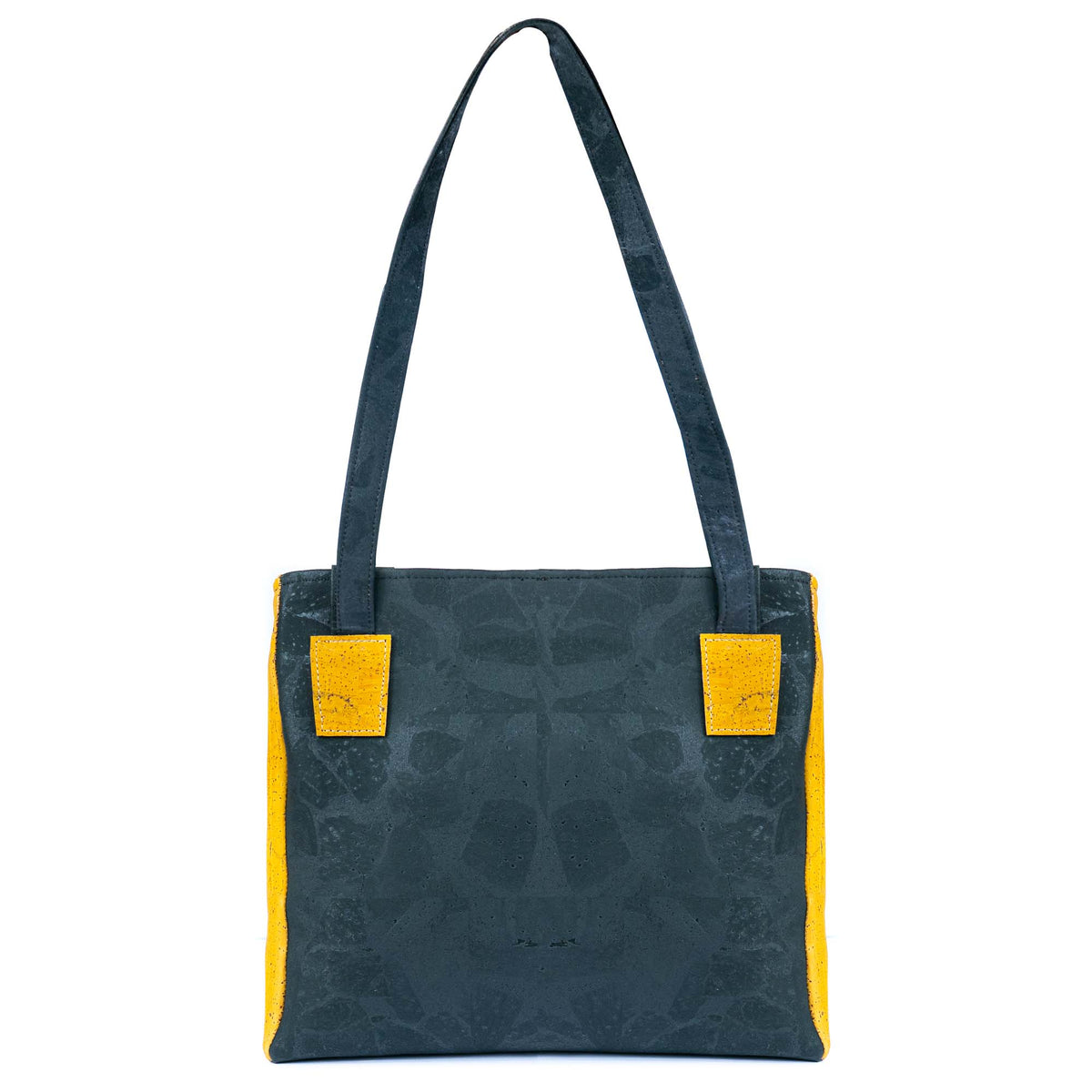 Mala Tote Bicolor de Cortiça com Bolso Frontal MB Cork BAGP-310