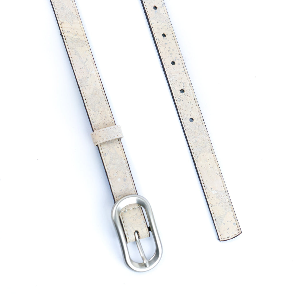 Cinto Fino de Cortiça MB Cork L-1117 para Mulher