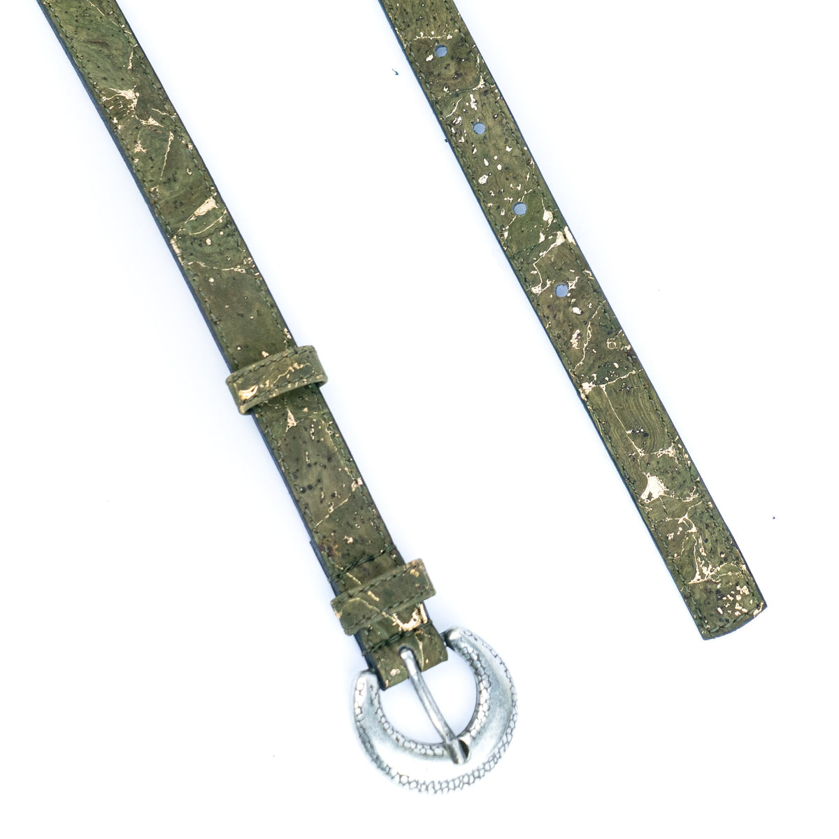 Cinto Fino de Cortiça MB Cork L-1117 para Mulher