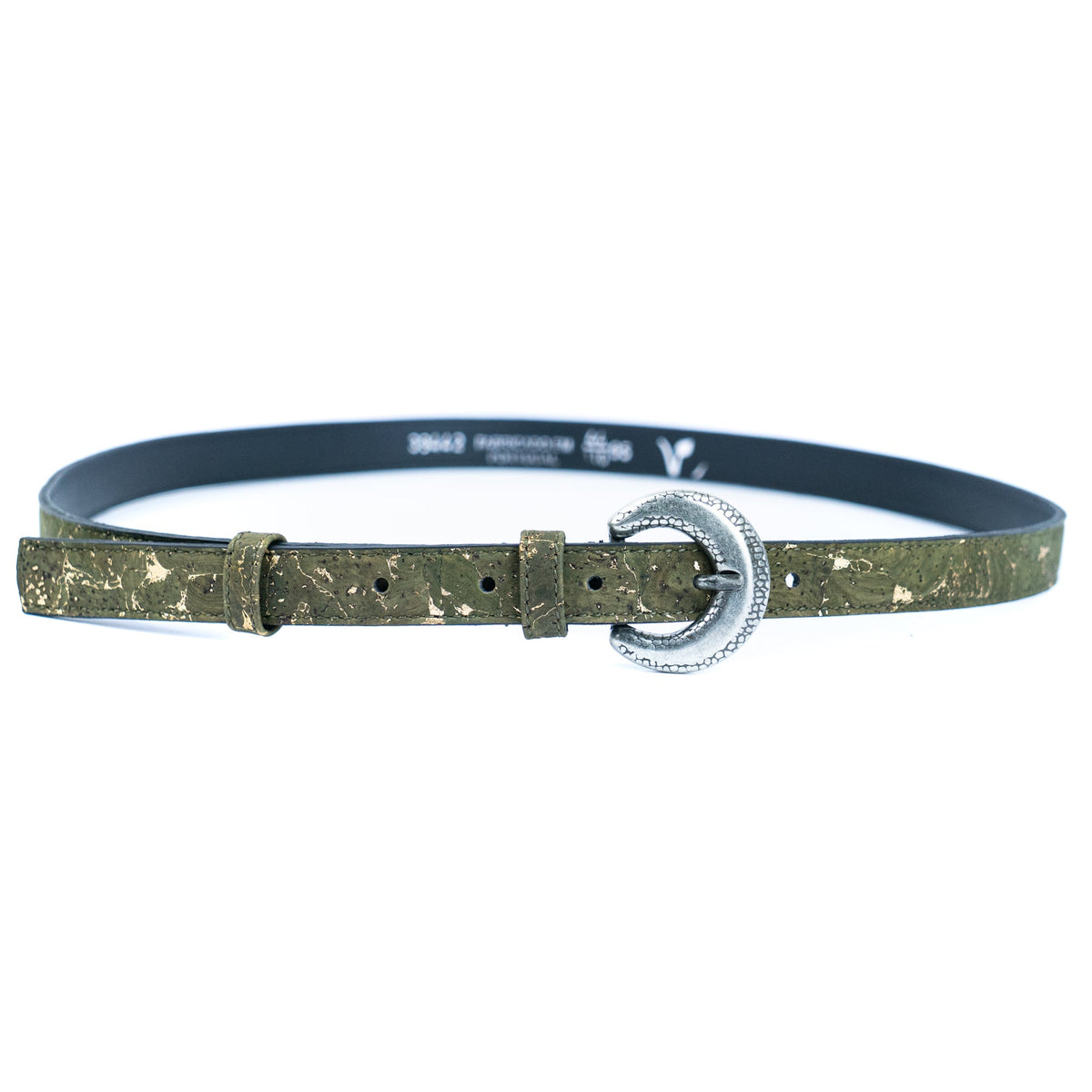Cinto Fino de Cortiça MB Cork L-1117 para Mulher
