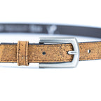 Cinto Fino de Cortiça MB Cork L-1117 para Mulher