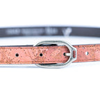 Cinto Fino de Cortiça MB Cork L-1117 para Mulher