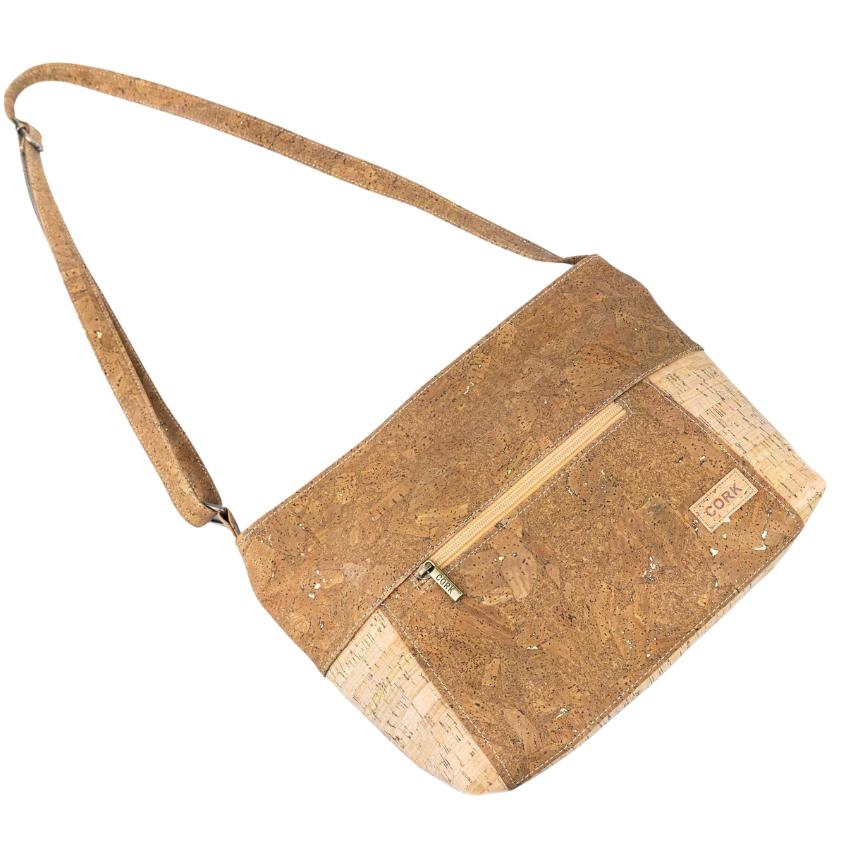 Mala de Ombro de Cortiça MB Cork BAGP-315 – Castanho e Natural