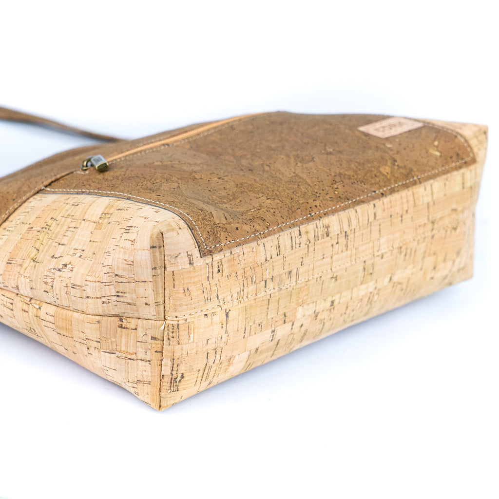 Mala de Ombro de Cortiça MB Cork BAGP-315 – Castanho e Natural