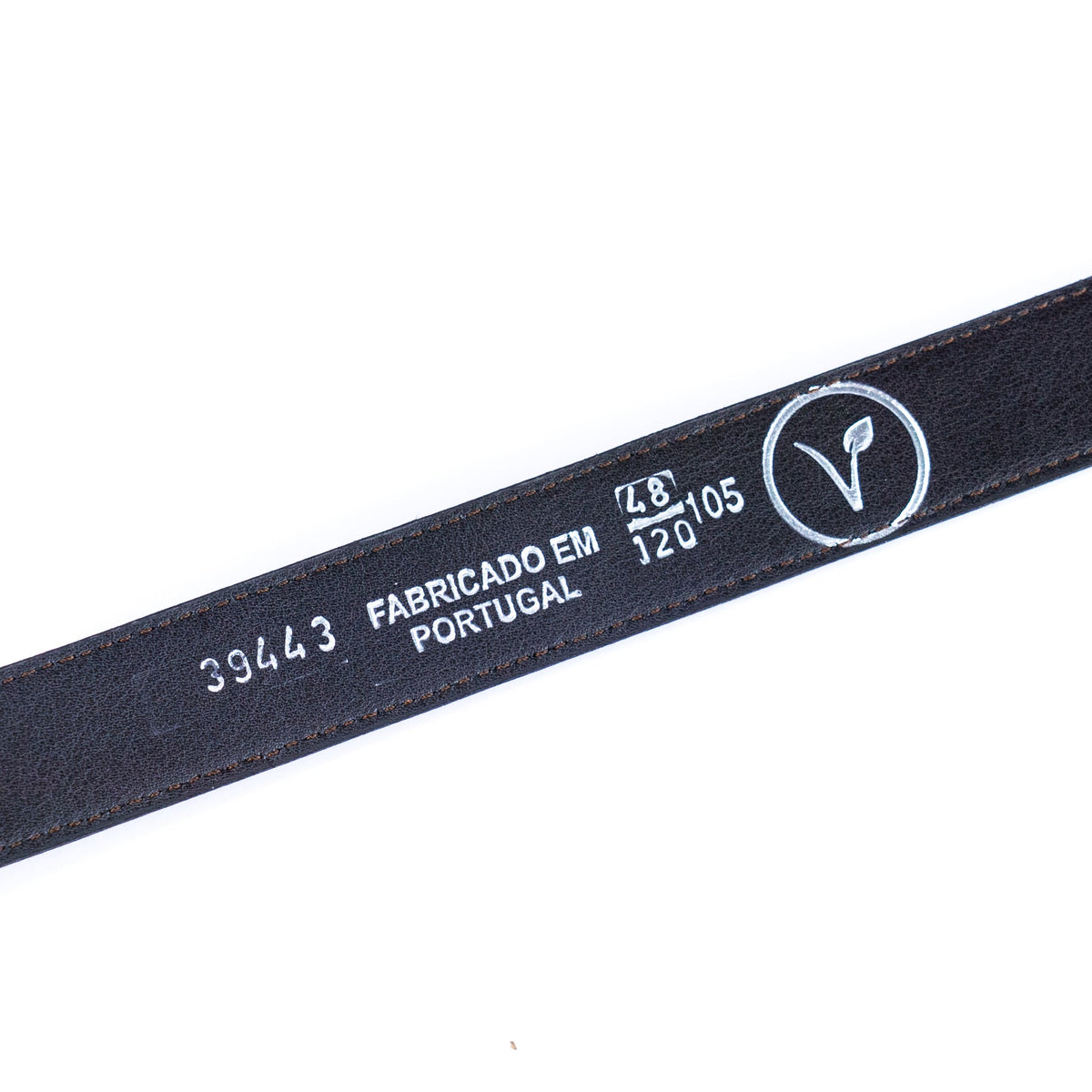 Cinto Fino de Cortiça com Fivela Prateada MB Cork L-1061 para Mulher