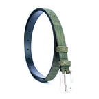 Cinto Fino de Cortiça com Fivela Retangular MB Cork L-1062 para Mulher