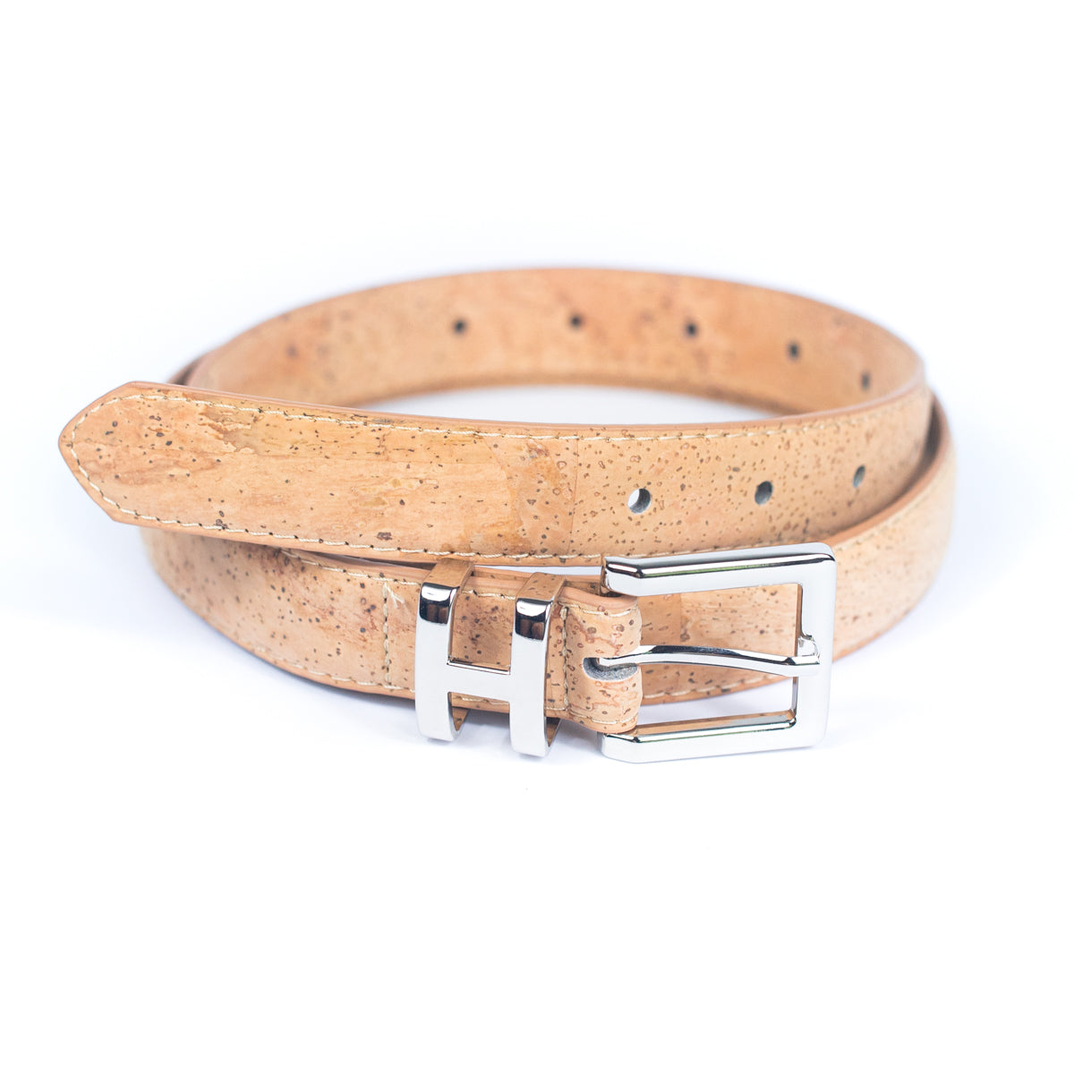Cinto de Cortiça com Fivela H MB Cork L-1004 para Mulher