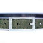 Cinto Fino de Cortiça com Fivela Retangular MB Cork L-1066 para Mulher