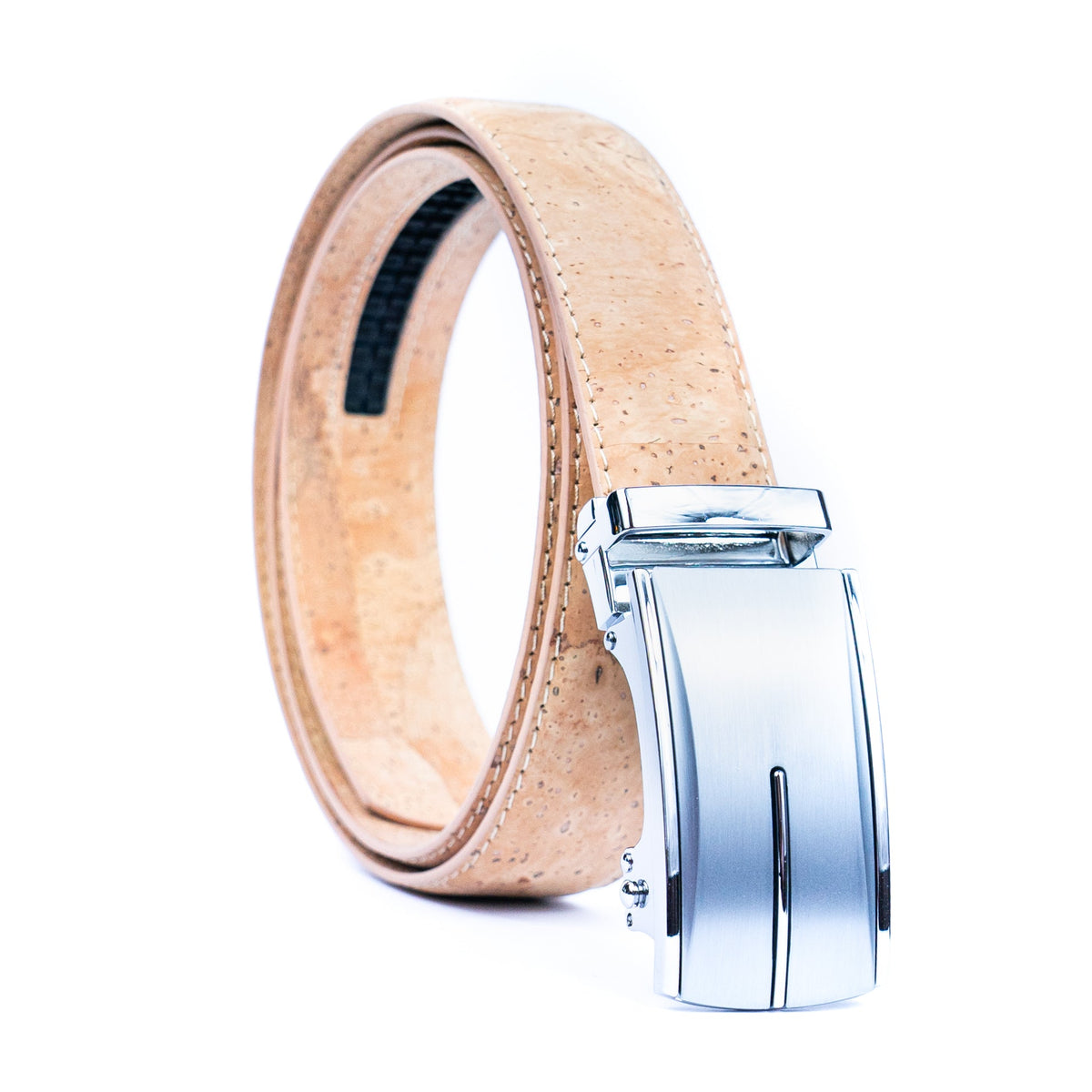 Cinto de Cortiça sem Furos MB Cork L-878-A para Homem – Natural