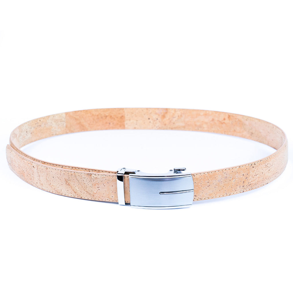 Cinto de Cortiça sem Furos MB Cork L-878-A para Homem – Natural