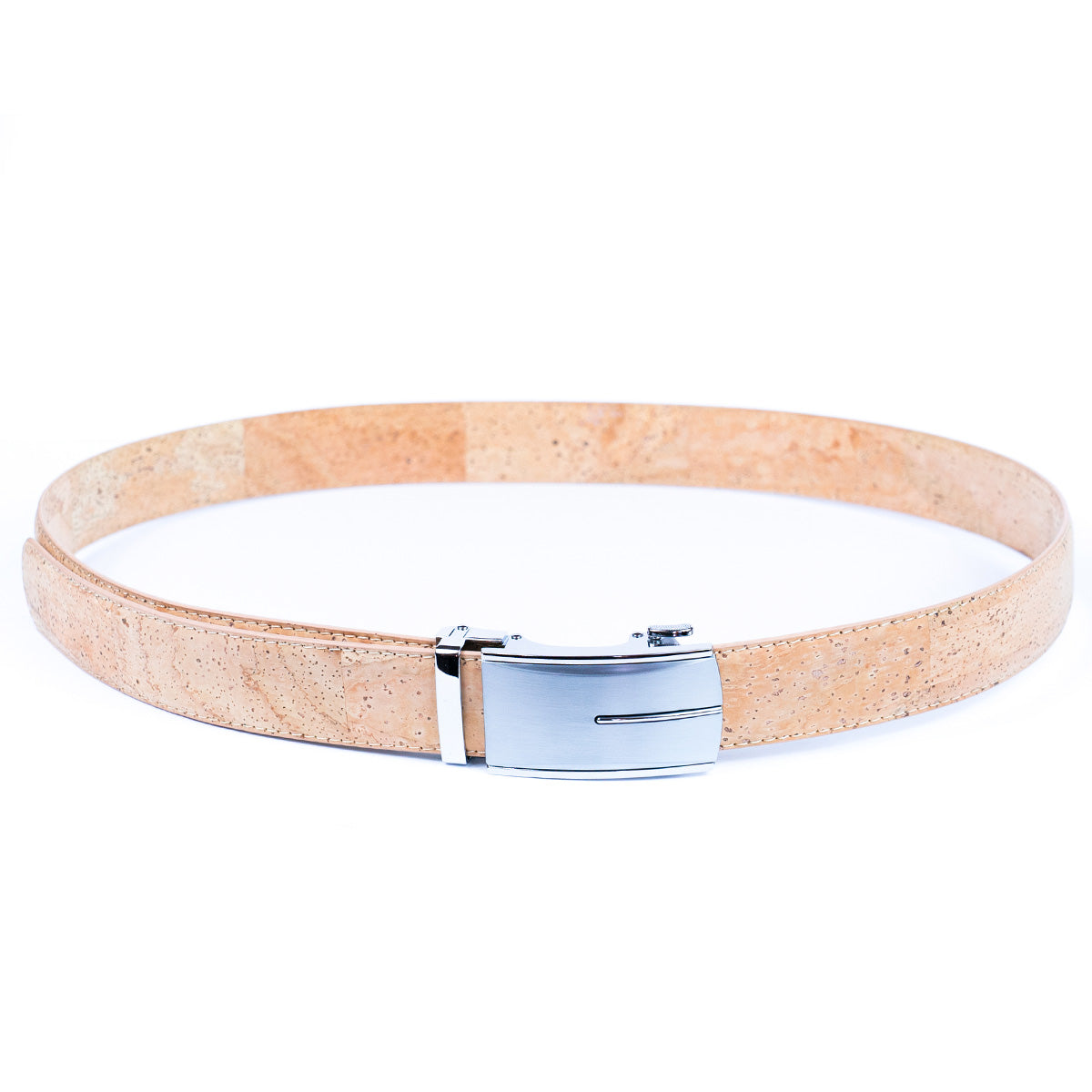 Cinto de Cortiça sem Furos MB Cork L-878-A para Homem – Natural